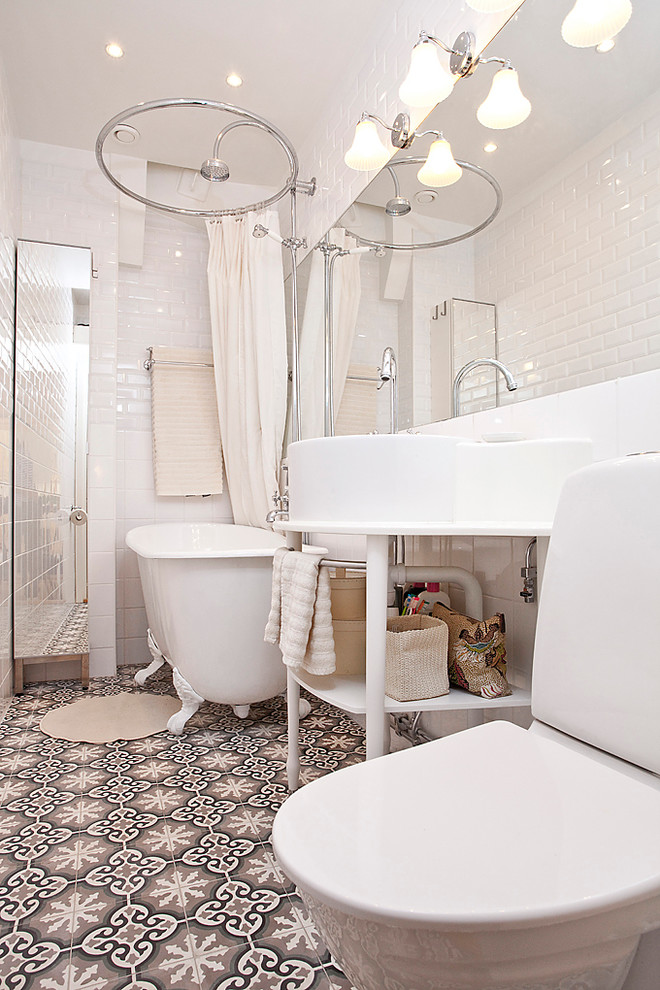 Klassisches Badezimmer in Stockholm