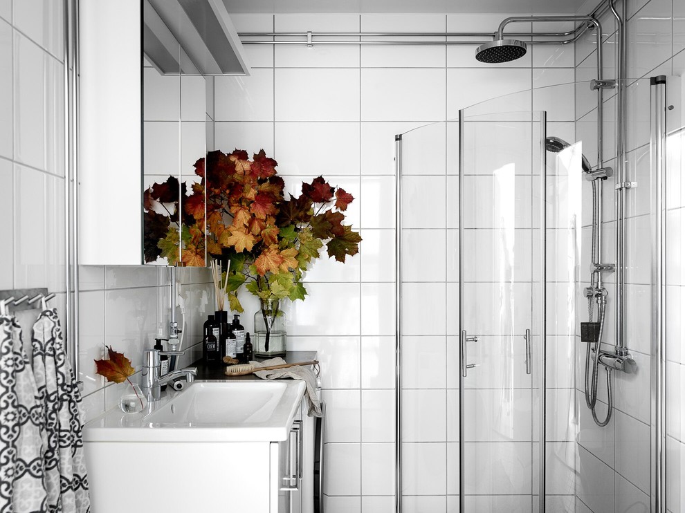Example of a danish bathroom design in Stockholm