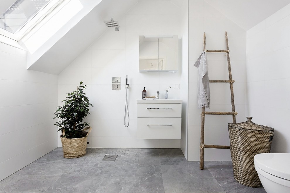Example of a danish bathroom design in Stockholm