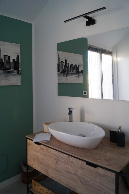 vasca freestanding in nicchia - Contemporary - Bathroom - Other - by  Cristina Tacchi