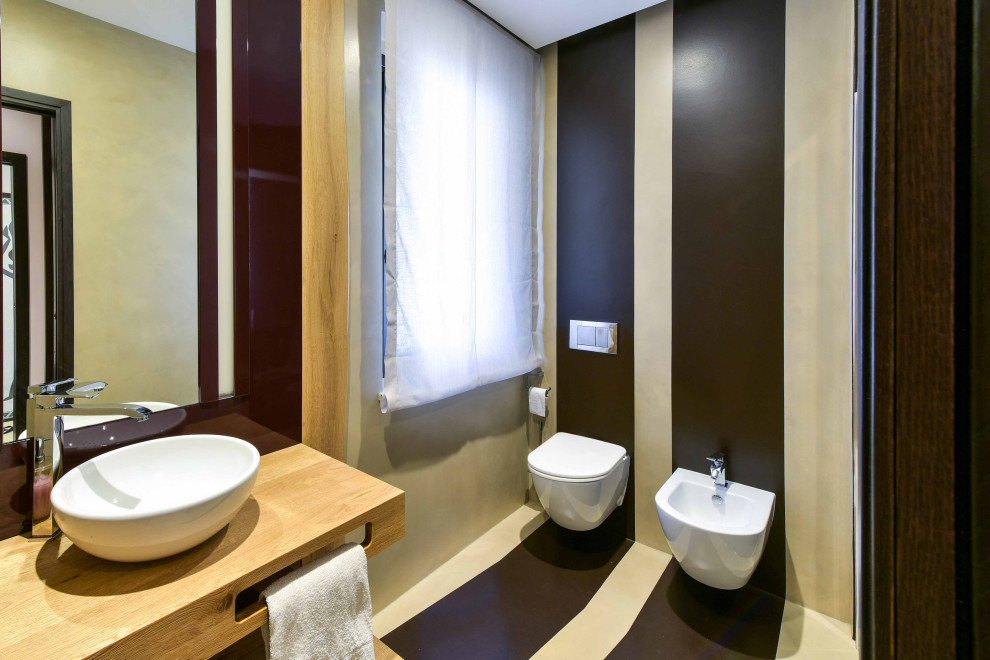 Design ideas for a modern cloakroom in Florence.