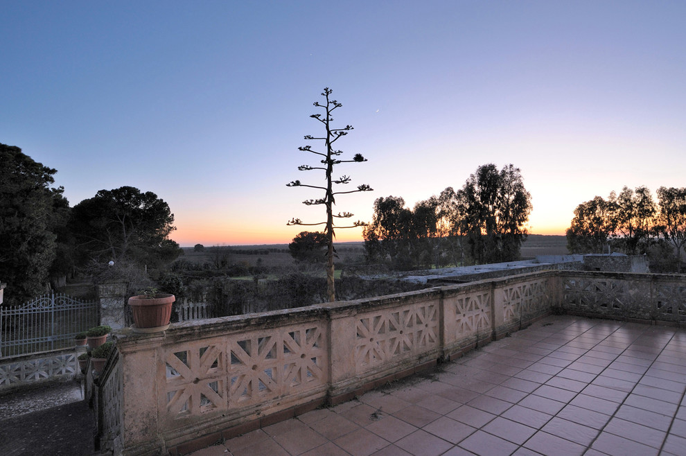 Foto di un balcone mediterraneo
