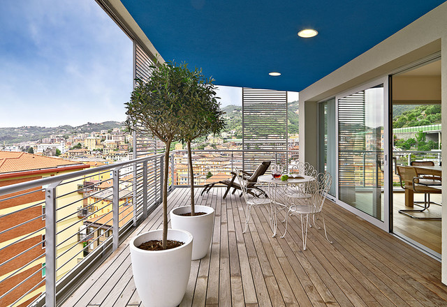 Terrazze, balconi e giardini - Contemporary - Balcony - Milan - by ariu ...