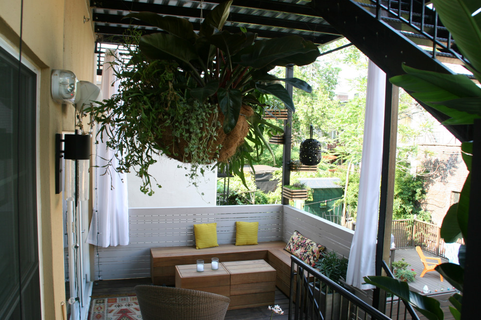 Esempio di un balcone moderno