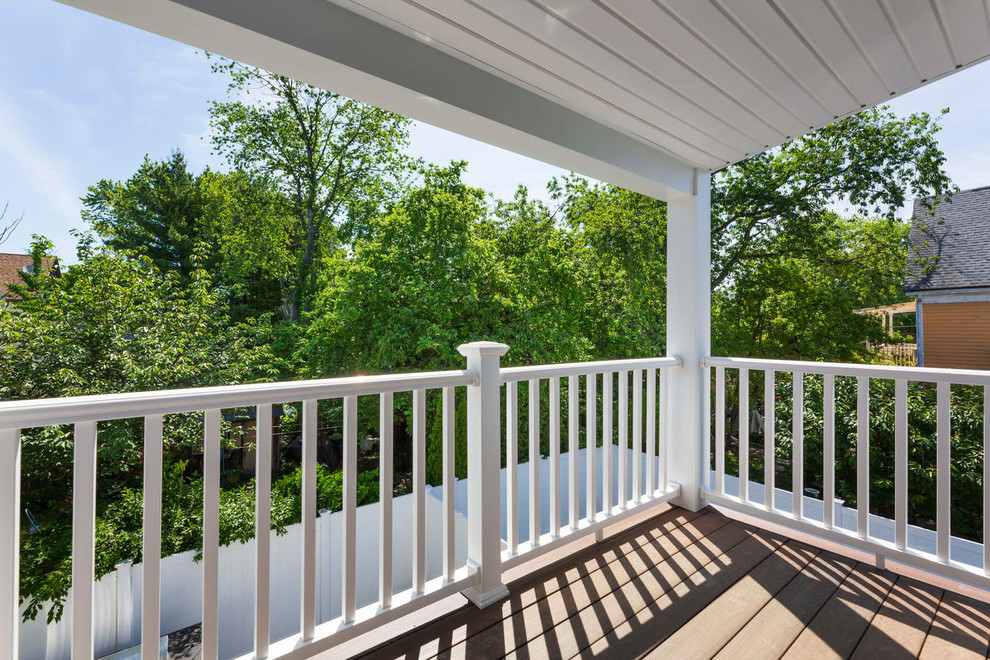 Balcony and Deck Addition Modern Balcony Boston by SBV