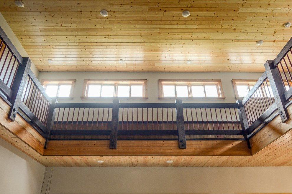Balcony railings from resawn barn timbers - Rustic - Balcony - Other ...