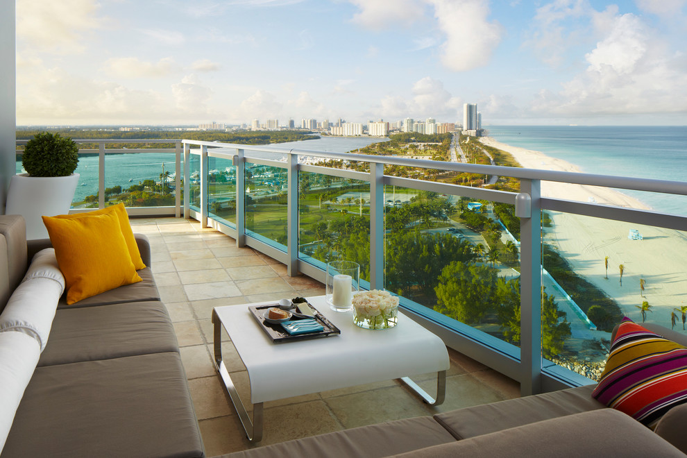 Idées déco pour un balcon bord de mer.