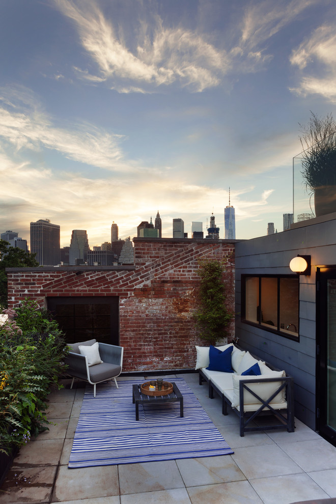 Brooklyn, NY Brooklyn Heights Townhouse Transitional Balcony New