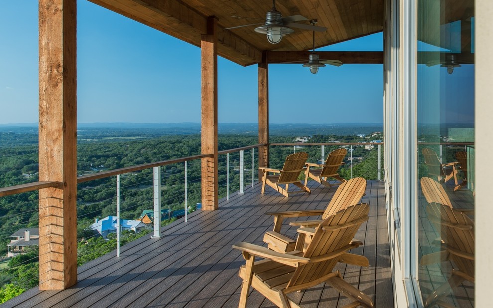 Canyon Lake House Modern Balcony Austin by Chagnon Architecture Houzz