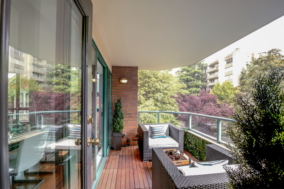 Condo Balcony In The Trees - Transitional - Balcony - Vancouver - by My ...