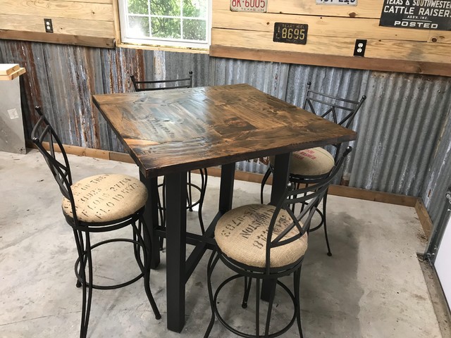 bar style table set