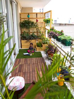 Garden Play La Lagune Gurgaon Modern Balkon Delhi Von Studio Earthbox Houzz