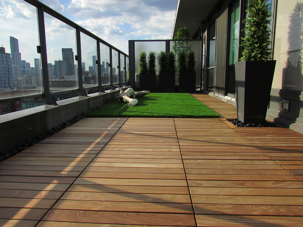 IPE Exotic Hardwood Condo Balcony Flooring - Contemporary - Balcony ...