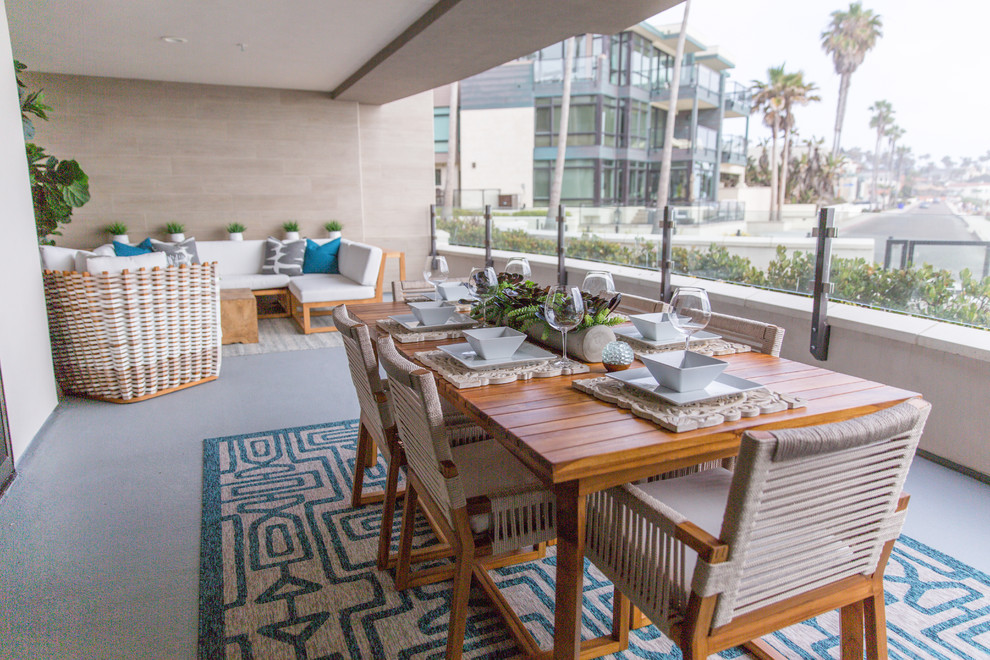 La Jolla Modern Classy Coastal Condo Beach Style Balcony San