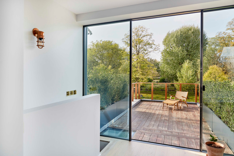 Loft Conversion Balcony Transitional Balcony London by Kudos