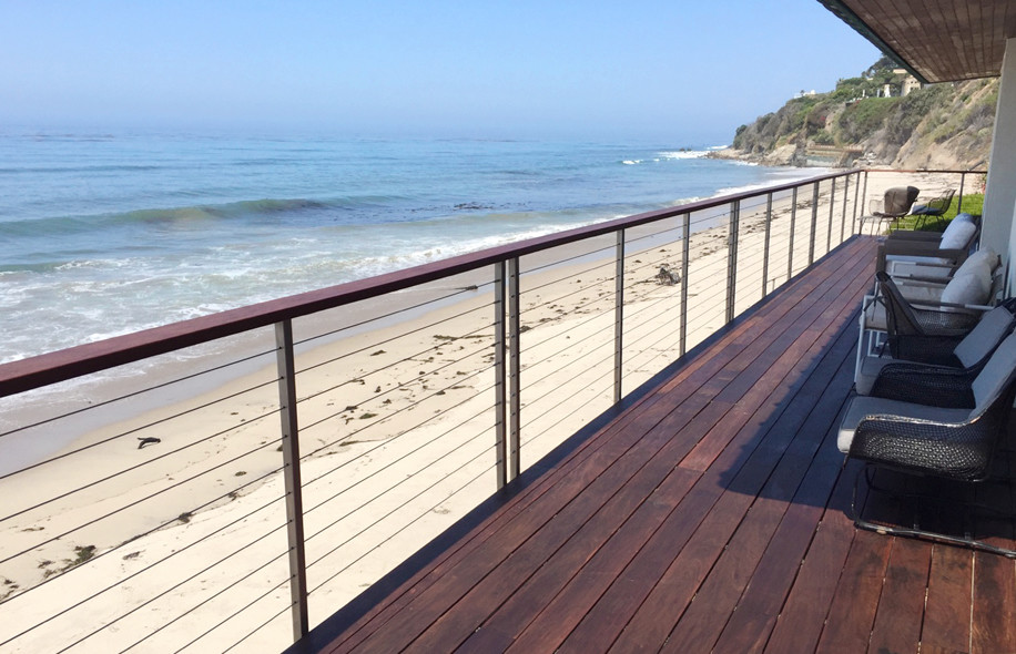 Malibu Modern Balcony Los Angeles by LA Railings Houzz