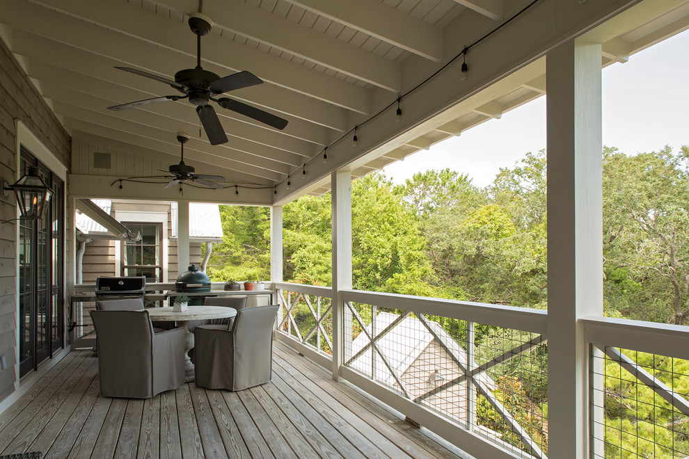Стильный дизайн: балкон и лоджия в морском стиле - последний тренд