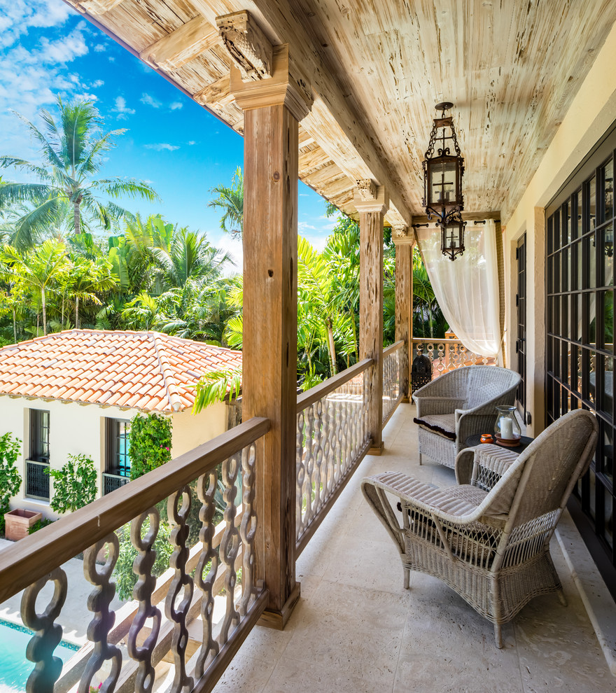 Naiffy Residence Mediterranean Balcony Miami by Palm Beach