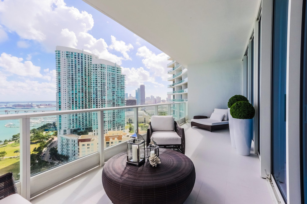 Modernes Loggia in Miami