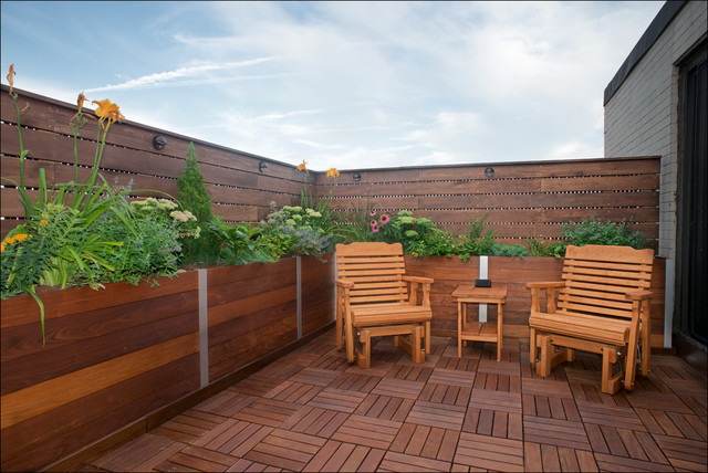 Roof Top Garden - Asian - Balcony - New York - by Harmony