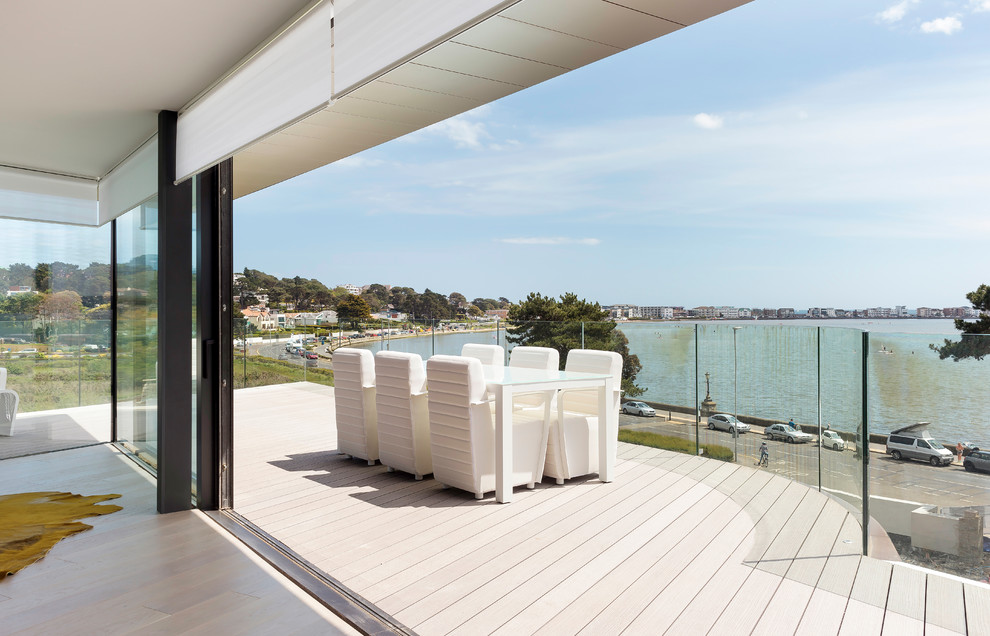 Стильный дизайн: балкон и лоджия в современном стиле без защиты от солнца - последний тренд