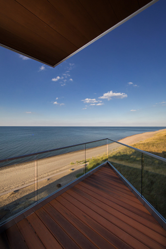 Union Pier, Michigan Beach Home Beach Style Balcony Chicago by