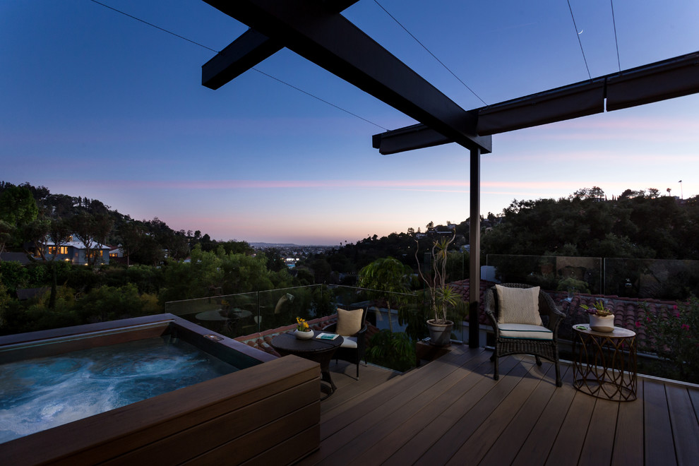 Villa Roselyn Mediterranean Balcony Los Angeles by Hsu McCullough Houzz