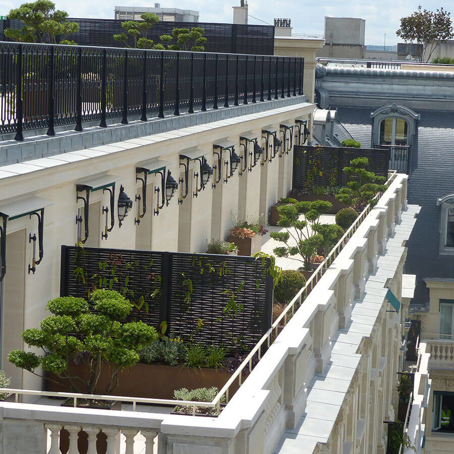 Design ideas for a classic balcony in Paris.