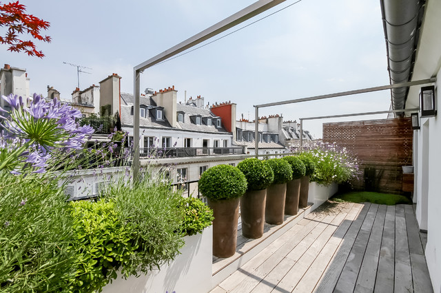 Terrasse Rambuteau - Contemporary - Balcony - Paris - by Terrasses des ...