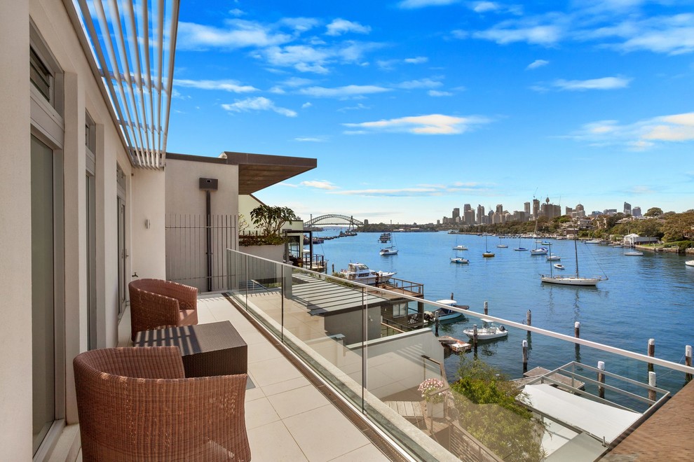 Moderner Balkon in Sydney