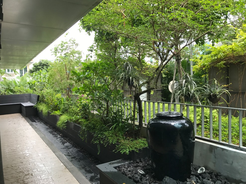Moderner Balkon in Singapur