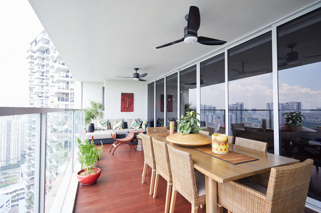 Ideas on How to Set Up Your Balcony for Outdoor Dining | Houzz