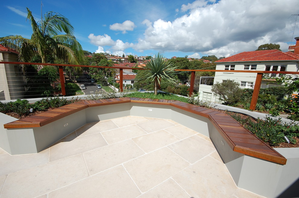 Rooftop Garden Design Contemporary Balcony Sydney by Space