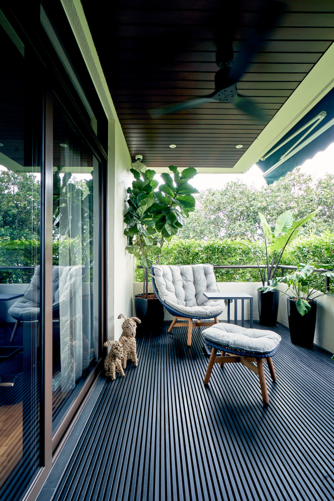 Design ideas for a balcony in Singapore.