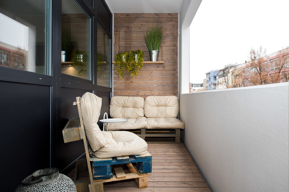 Idéer för små funkis balkonger