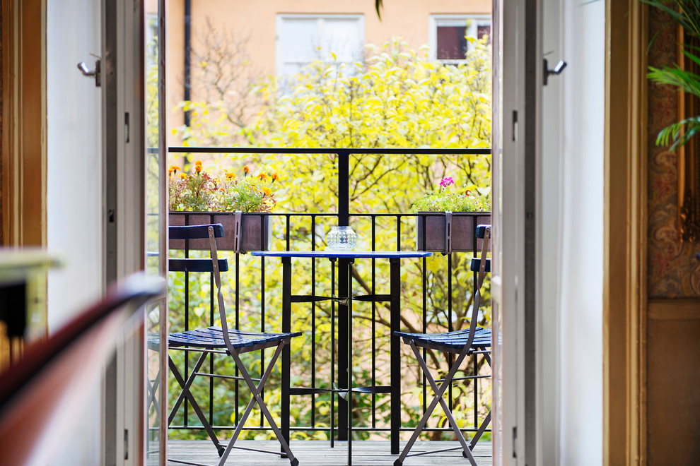Example of a danish balcony design in Stockholm