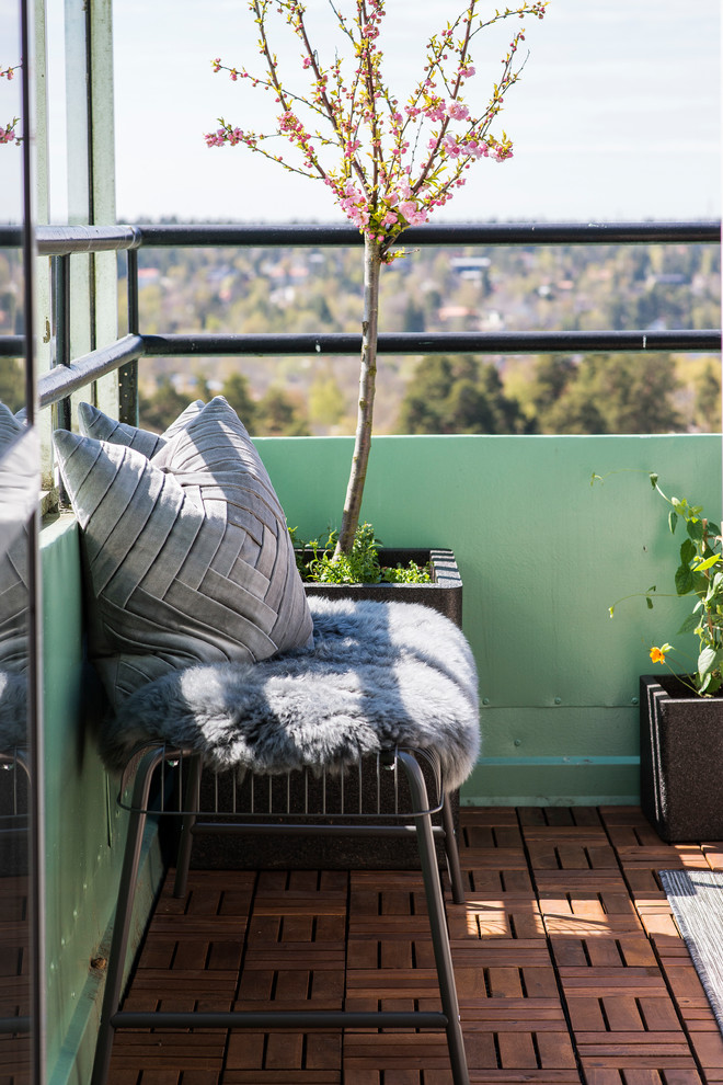 Inspiration för minimalistiska balkonger