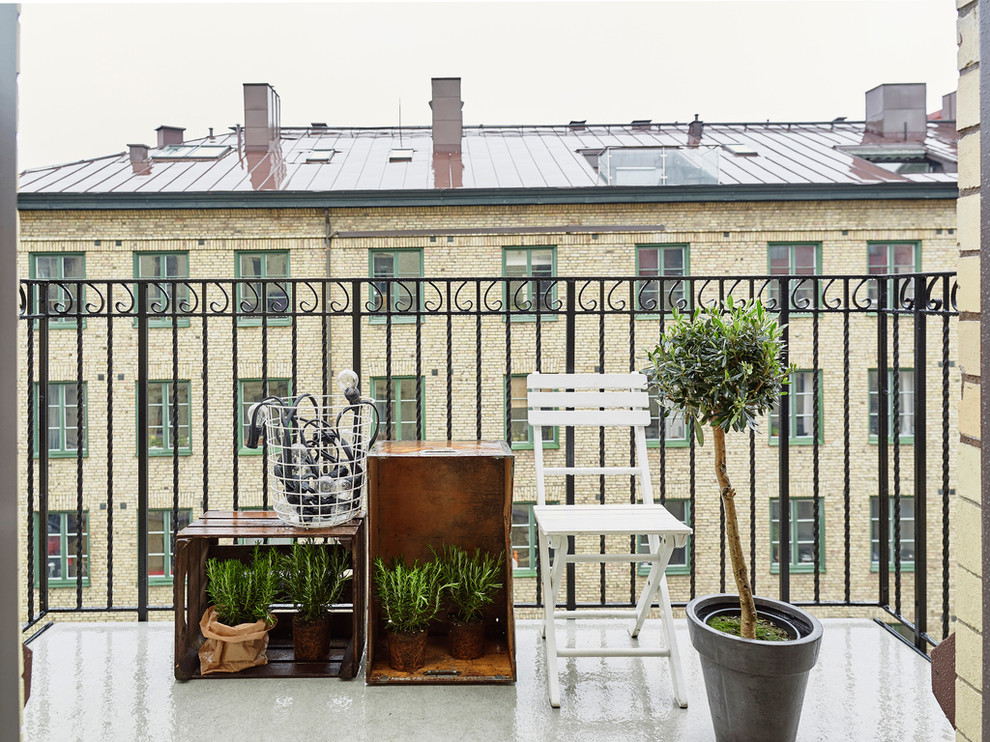 Design ideas for a scandi balcony in Gothenburg.