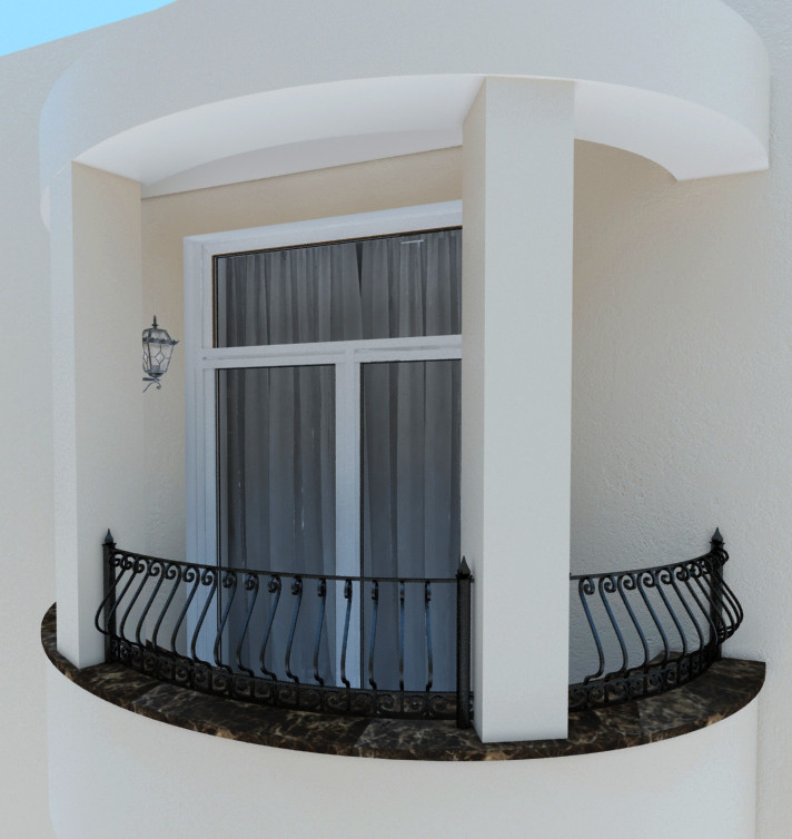 Свежая идея для дизайна: балкон и лоджия среднего размера в классическом стиле - отличное фото интерьера