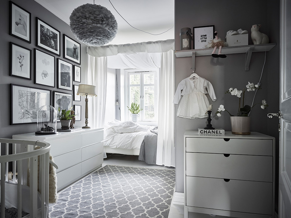 Scandinavian kids' bedroom in Gothenburg.