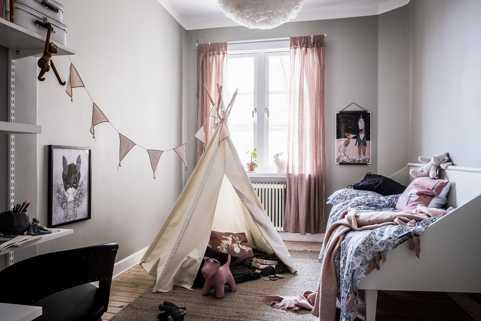 Design ideas for a scandi kids' bedroom in Gothenburg.