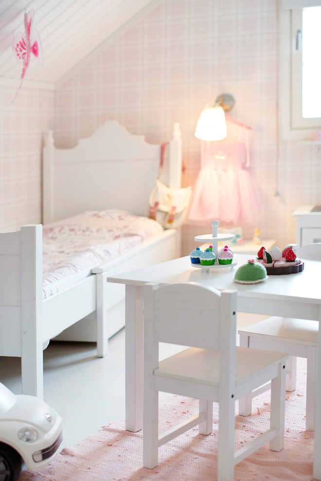 Photo of a scandinavian kids' bedroom in Other.