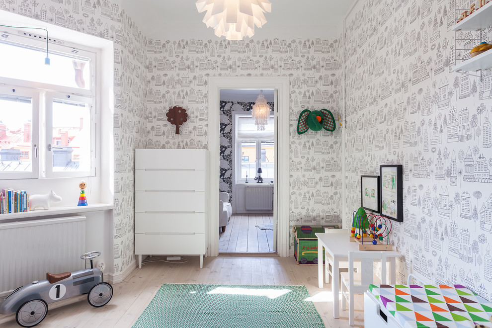 Inspiration för ett minimalistiskt barnrum