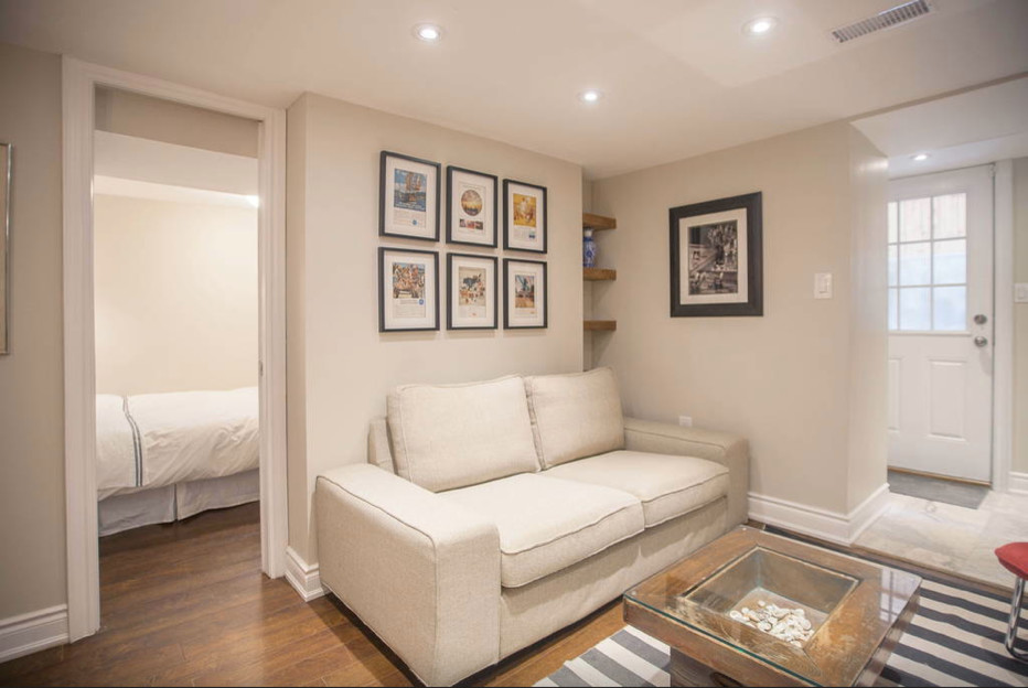 2 Bd Basement Apartment Contemporary, Is It Bad To Have A Bedroom In The Basement Apartment Toronto
