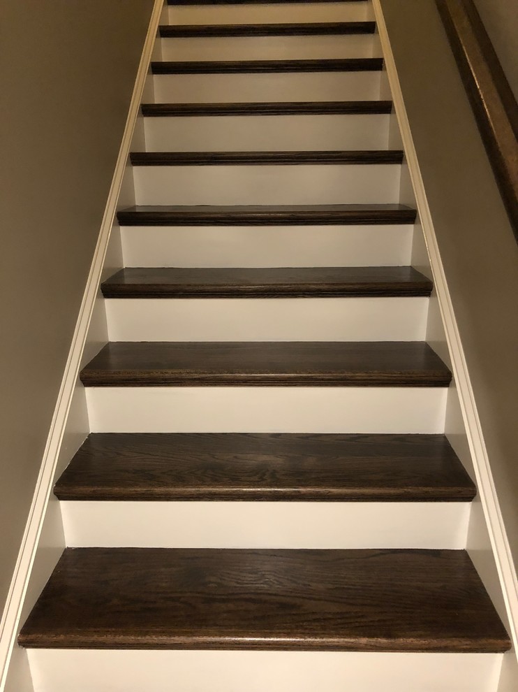 2000 SF Basement - Staircase - Atlanta - by BCM London Inc. | Houzz