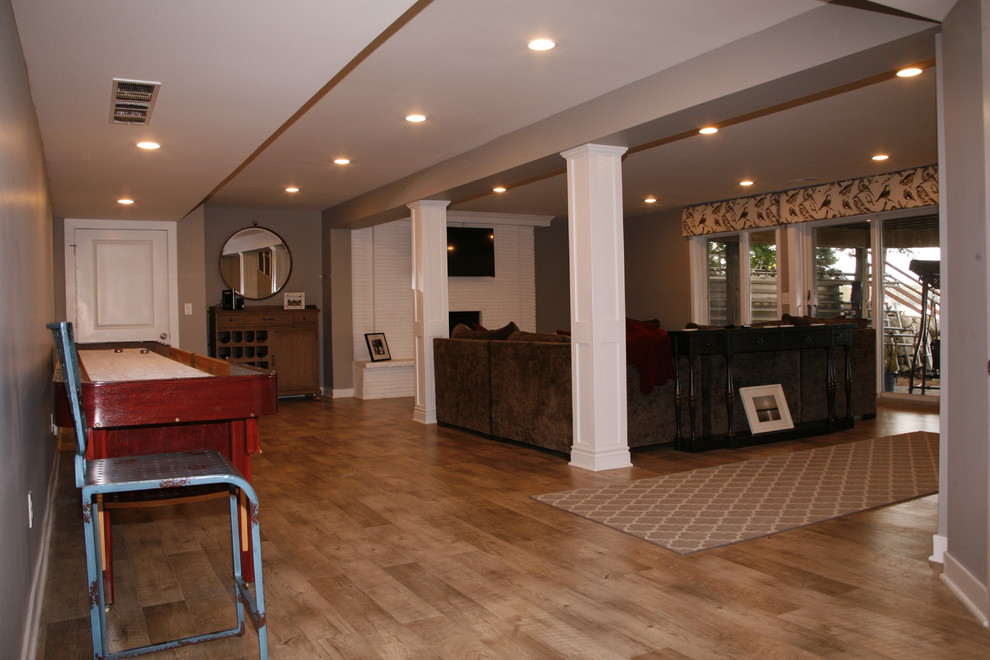 2015 Basement Remodel Contemporary Basement Grand Rapids by All