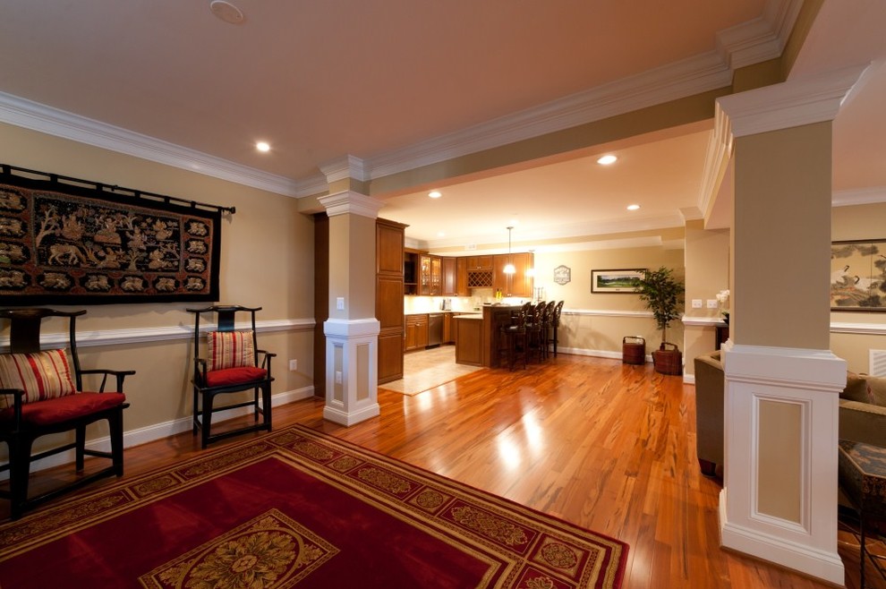 A Home in the Basement Adds Space for Family in Ashburn, Virginia