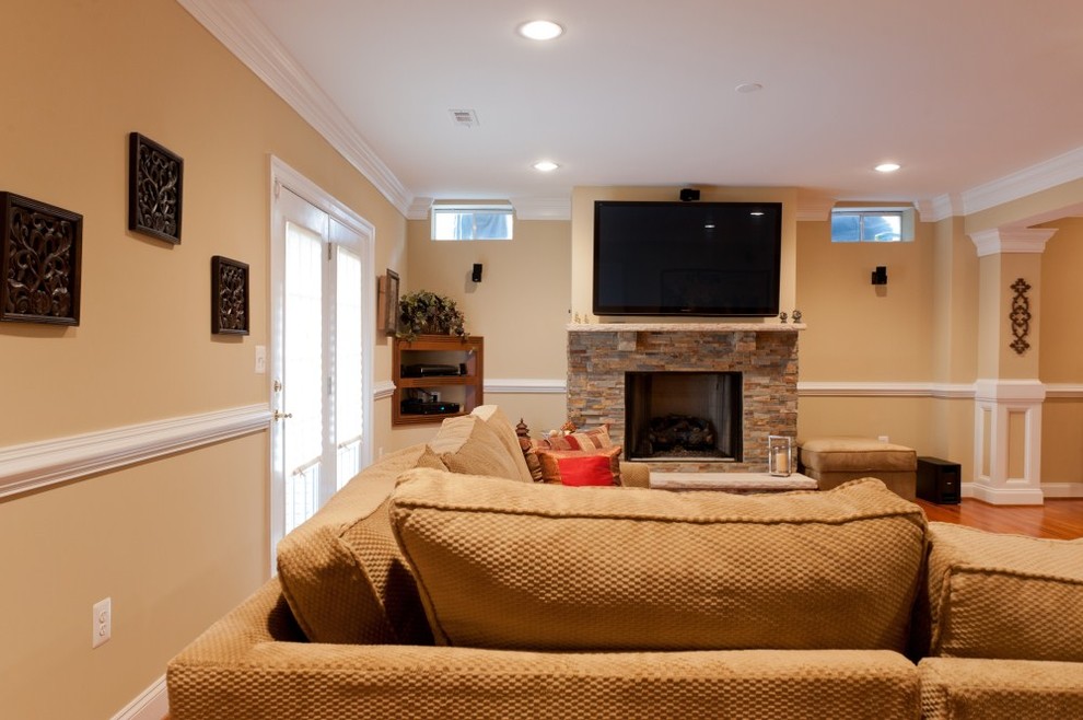 A Home in the Basement Adds Space for Family in Ashburn, Virginia