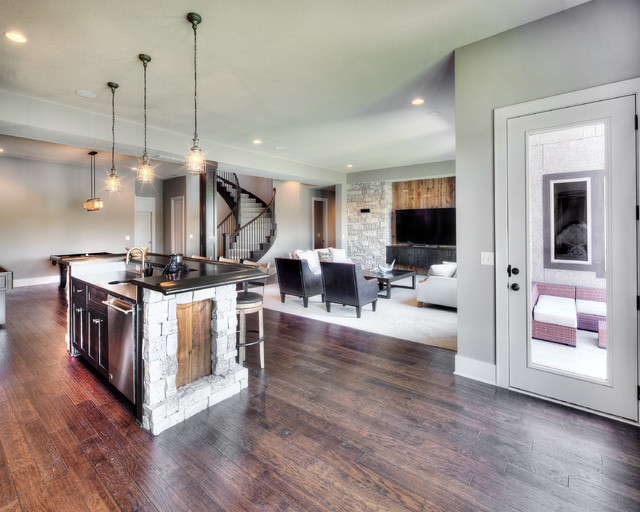 Addison II Floor Plan Basement Kansas City by Starr Homes Houzz UK
