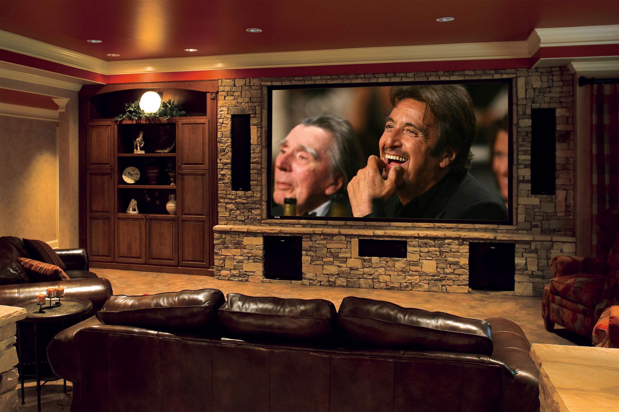 75 Beautiful Basement Home Theater Pictures Ideas Houzz